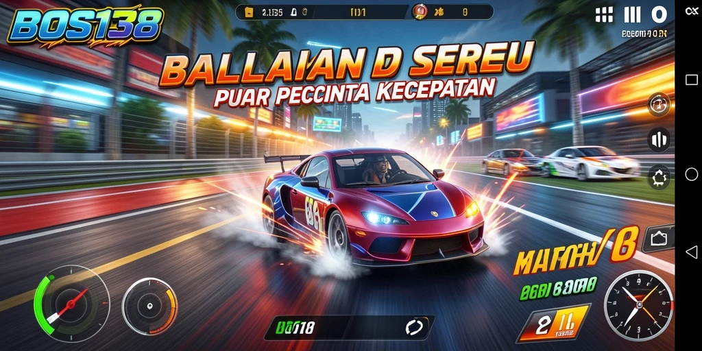Gameplay Racing menegangkan dengan berbagai tantangan seru.