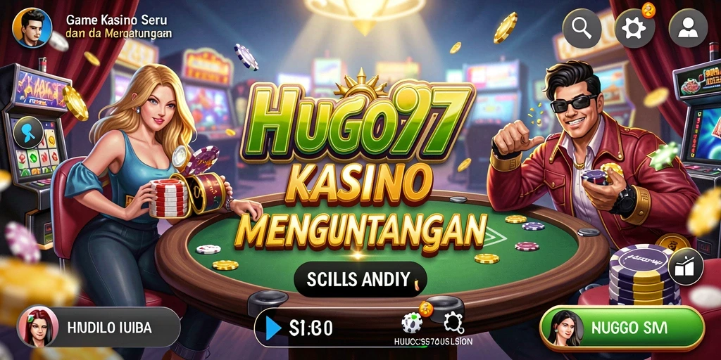 Tampilan menarik dan gameplay seru dari HUGO77 di Kasino.