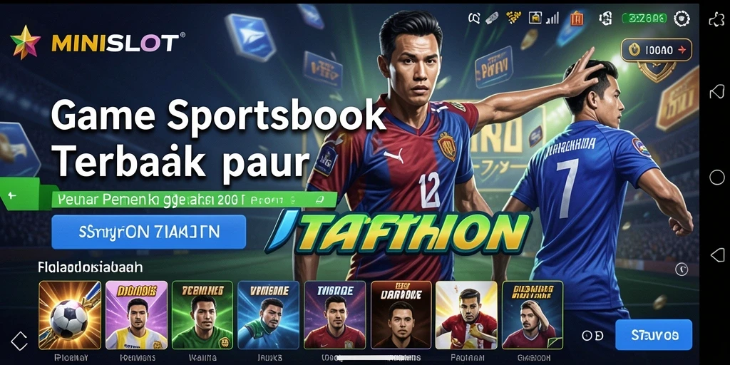 Tampilan gameplay menarik dari MINISLOT di tengah pertandingan olahraga.