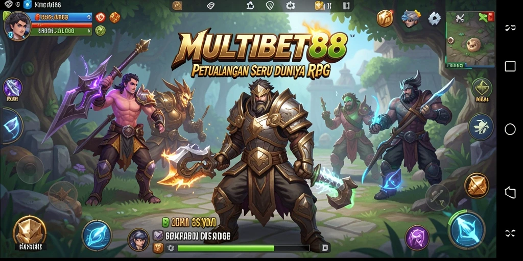 Tampilan gameplay RPG yang mendebarkan di MULTIBET88.