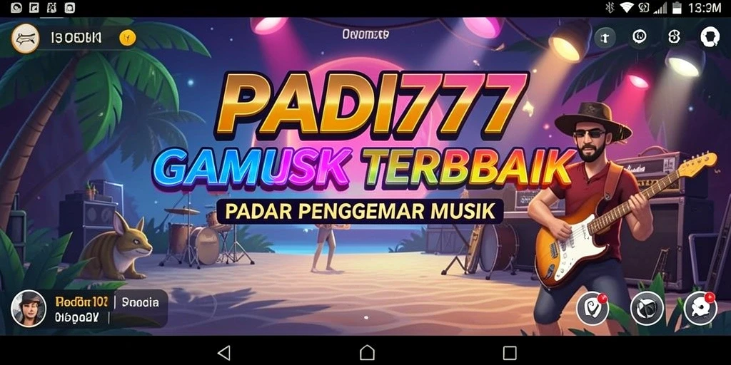 Tampilan gameplay yang menarik dari PADI777 sambil bernyanyi bersama teman.