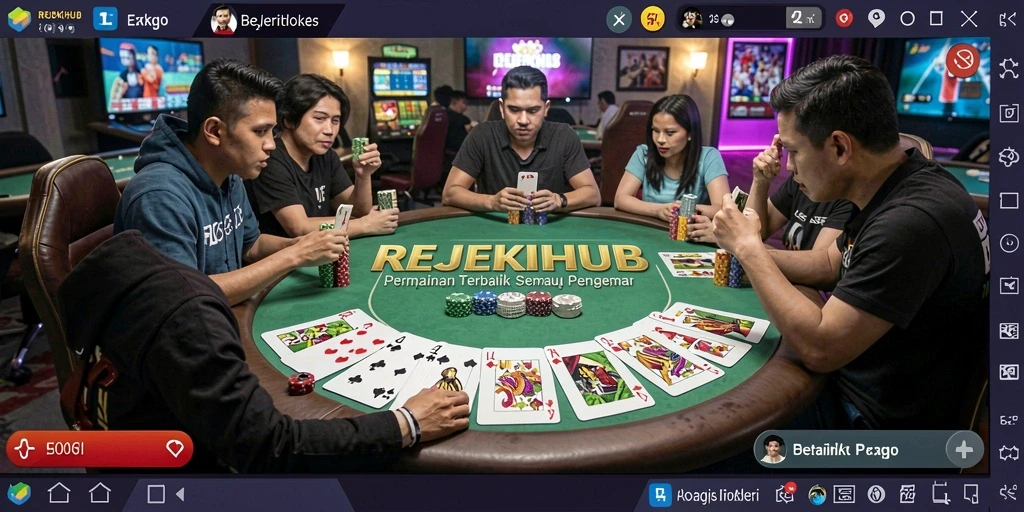Tampilan gameplay menarik dalam aplikasi REJEKIHUB yang mengasyikkan.