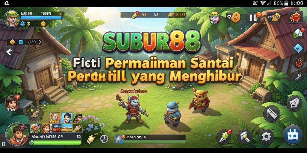 Tampilan gameplay menarik dan penuh warna di SUBUR88.