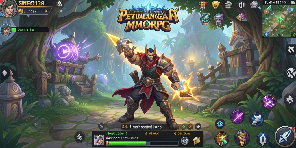 Screenshot SUNEO138 menampilkan aksi seru dalam permainan MMORPG.