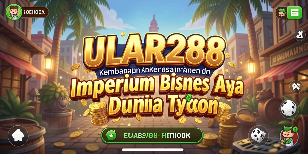 Tampilan gameplay ULAR288 yang menarik dalam membangun bisnis Tycoon.