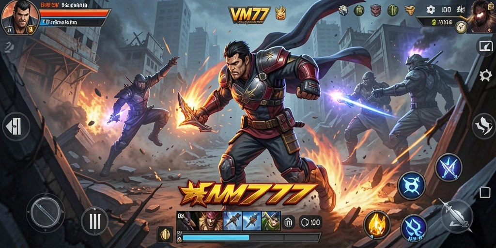 Tampilan gameplay seru dan mendebarkan di VM777.