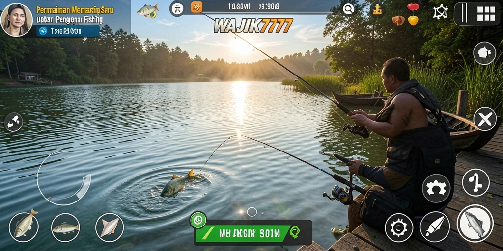 Tangkapan ikan yang megah dalam gameplay WAJIK777.