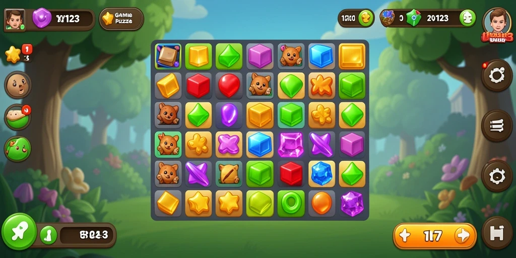 Tampilan gameplay YY123 yang menarik dan penuh warna.